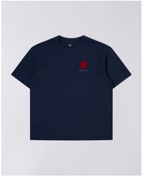 Edwin - Japanese Sun Supply T Shirt Maritime - Lyst