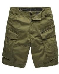 G-Star RAW - Rovic Zip Relaxed Cargo Shorts Sage 30 - Lyst