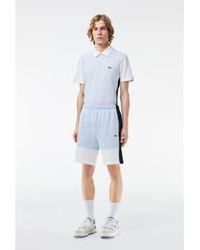 Lacoste - Mens Regular Fit Brushed Fleece Colourblock Jogger Shorts - Lyst