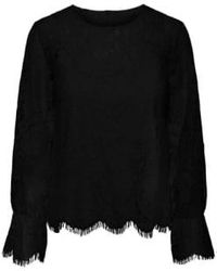 Y.A.S - Yas Or Perla Ls Lace Top - Lyst