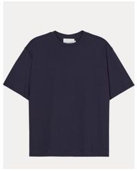 Closed - T -shirt Jersey Organic Cotton Navy L - Lyst