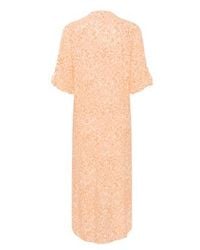 Soaked In Luxury - Zaya Tangerine Ditsy Print Dress - Lyst
