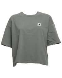 Carhartt - T-shirt femme i032351 green - Lyst