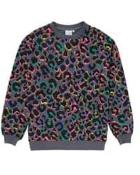 Scamp & Dude - With Rainbow Shadow Leopard Oversized Sweatshirt 6 - Lyst