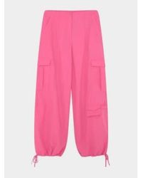 2nd Day - Edition George Cargo Trousers Blush - Lyst