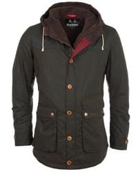 Barbour - Game Waxed Cotton Parka Olive - Lyst