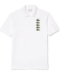Lacoste - X Netflix Polo Pique Shirt Print Crocodile Insignia M - Lyst