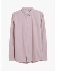 Farah - Steen Organic Cotton Long Sleeve Shirt Dark L - Lyst