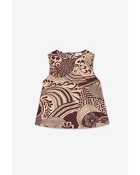 Ottod'Ame - Ottodame Sleeveless Printed Top Fico - Lyst