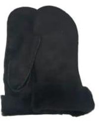 Made by moi Selection - Wooled Skin Mittens Leather - Lyst