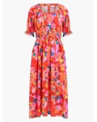 Great Plains - Desert Flower Short Sleeved Dress Multi 14 - Lyst