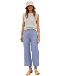 indi & cold - Indi And Cold Danny Cropped Trousers In Glacial - Lyst