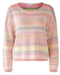 Ouí - Multi Striped Pullover - Lyst