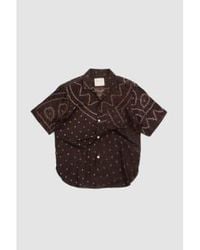 Kardo - Ronen Bandhani Tie-dye Shirt Charcoal - Lyst