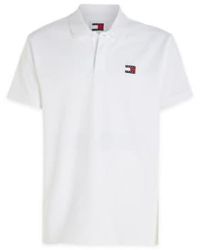 Tommy Hilfiger - Tommy jeans reguläres badge polo - Lyst