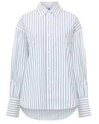 French Connection - Rhodes Poplin Shirt-linen Est Green-72wah Small - Lyst
