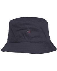 Tommy Hilfiger Chapeau Bucket en pur coton Desert Sky - Bleu