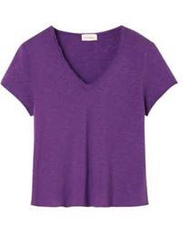 American Vintage - T-shirt Sonoma V Ultraviolet M - Lyst