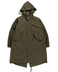 Engineered Garments - Highland Parka Weather Olive Poplin M - Lyst