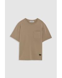 Kings Of Indigo - Aluminum Sargon Pocket T-shirt Khaki / S - Lyst