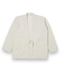 Universal Works - Tie Front Jacket Organic Poplin 30681 Driftwood Xs - Lyst