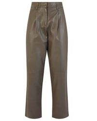 Mdk - Bungee Cord Iris Leather Trousers 36 - Lyst