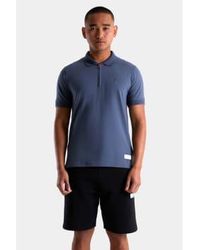 Android Homme - Embroidered Zip Polo Charcoal Double Extra Large - Lyst