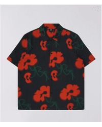 Edwin - Garden Society Shirt Ss / Red M - Lyst