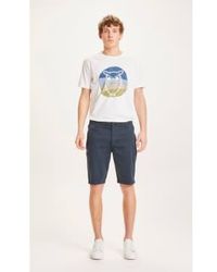 Knowledge Cotton - Total Eclipse 50182 Chuck Regular Chino-Shorts - Lyst