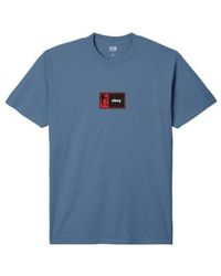 Obey - T Shirt Half Icon Uomo Pigment Coronet - Lyst