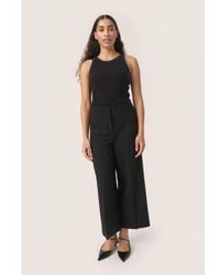Soaked In Luxury - Slcorinne Wide Cropped Pants - Lyst