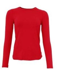 Black Colour - Karla Long Sleeve T-shirt Red S/m - Lyst