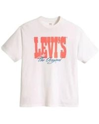 Levi's - T-shirt mann 87373 0105 weiß - Lyst