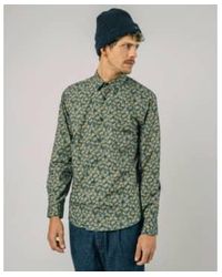 Brava Fabrics - Navy Miniflower Shirt S - Lyst