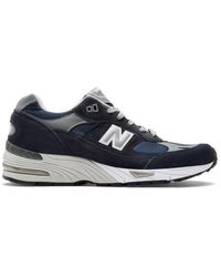 New Balance 991 in Navy (Blue) for Men - Lyst New Balance 991 in Navy (Blue) for Men - Lyst