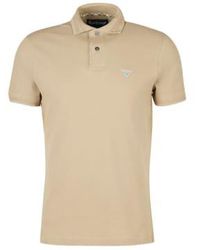 Barbour - Harrowgate Polo Shirt Washed Stone - Lyst