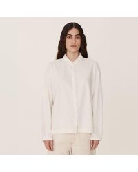 YMC - Chemise à manches longues blanches marianne - Lyst
