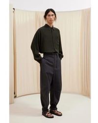 Lemaire - Maxi Military Pants Anthracite 46 - Lyst