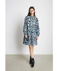 Stella Nova - Mini Cotton Dress With All Over Print Marabella 34 - Lyst