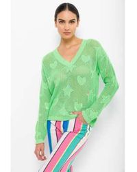 Lisa Todd - Lime Crush Cotton Sweater Small - Lyst