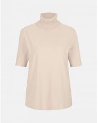 Riani - Knitted Roll Neck Jersey T-shirt Size: 10, Col: - Lyst