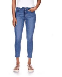 DL1961 - Farrow skinny high rise jeans cheville - Lyst