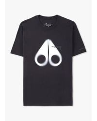 Moose Knuckles - Herren maurice print t-shirt in schwarz - Lyst