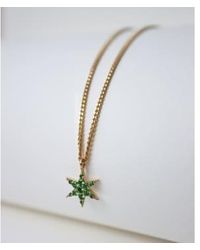 Zoe & Morgan - Limited Edition Tsavorite Mini Anahata Necklace One Size - Lyst
