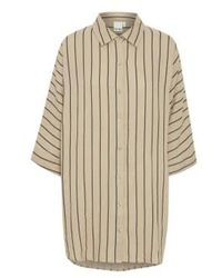Ichi - Foxa beach shirt-doeskin / stripes-20120963 - Lyst