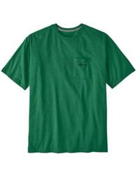 Patagonia - T-shirt Boardshort Logo Pocket Uomo Gather - Lyst