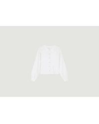 Leon & Harper - Sweat-shirt boutonné en plaine sensas - Lyst