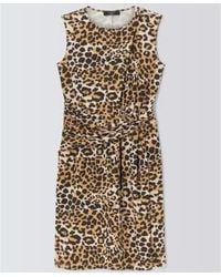 New Arrivals - Max Mara Weekend Emblema Leopard Print Dress Xs - Lyst