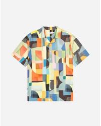 Olow - Multicolored Aloha Asbtract Shirt M - Lyst
