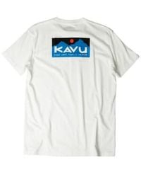 Kavu - Camiseta arte grabado klear por encima etch - Lyst